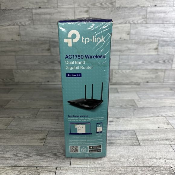 TP-Link AC1750 Smart WiFi Router (Archer A7) Dual Band Gigabit Wireless Internet - Picture 2 of 2